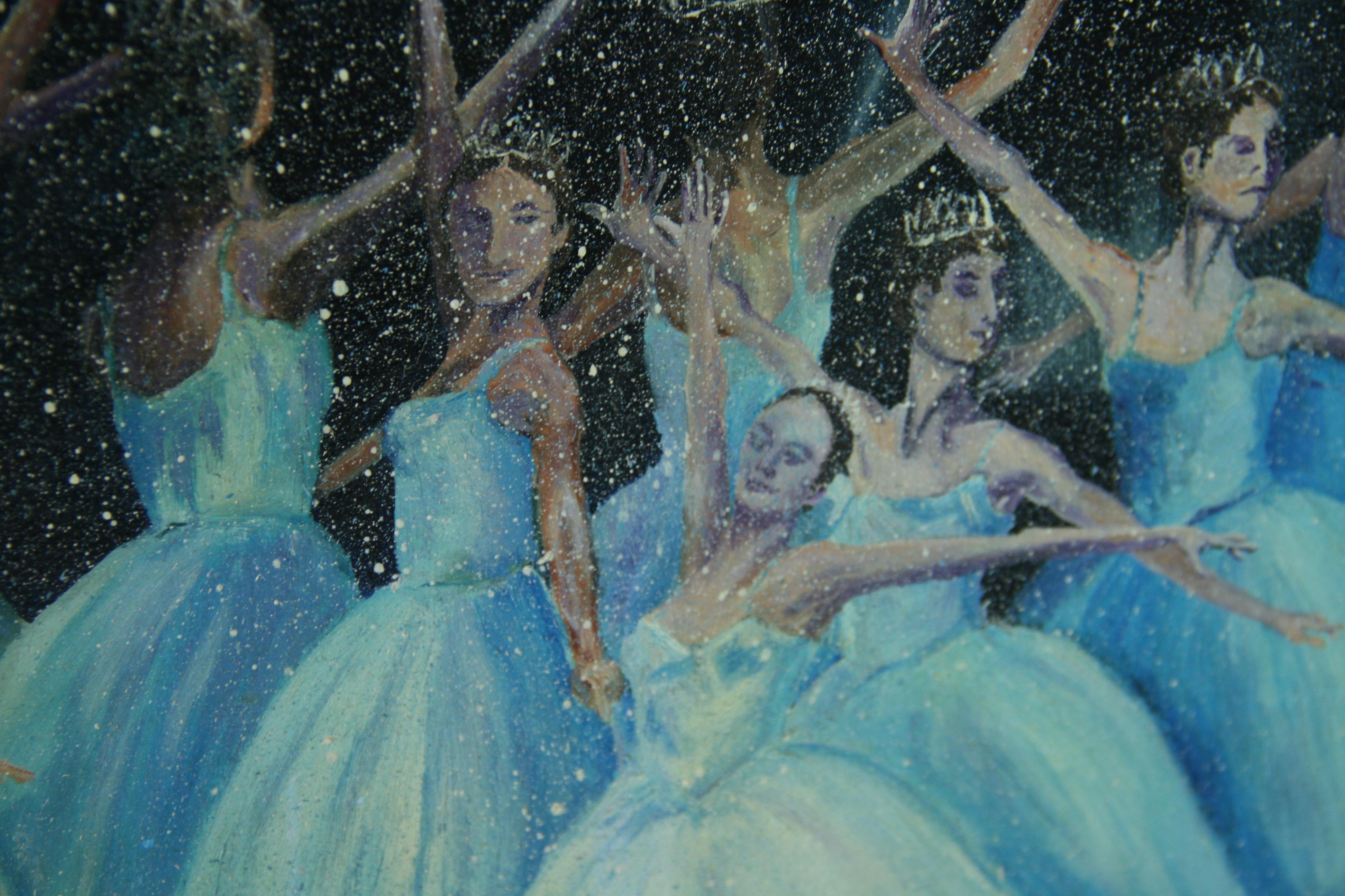 Vintage Impressionist Ballet Performance by Robert Yarmola For Sale 6