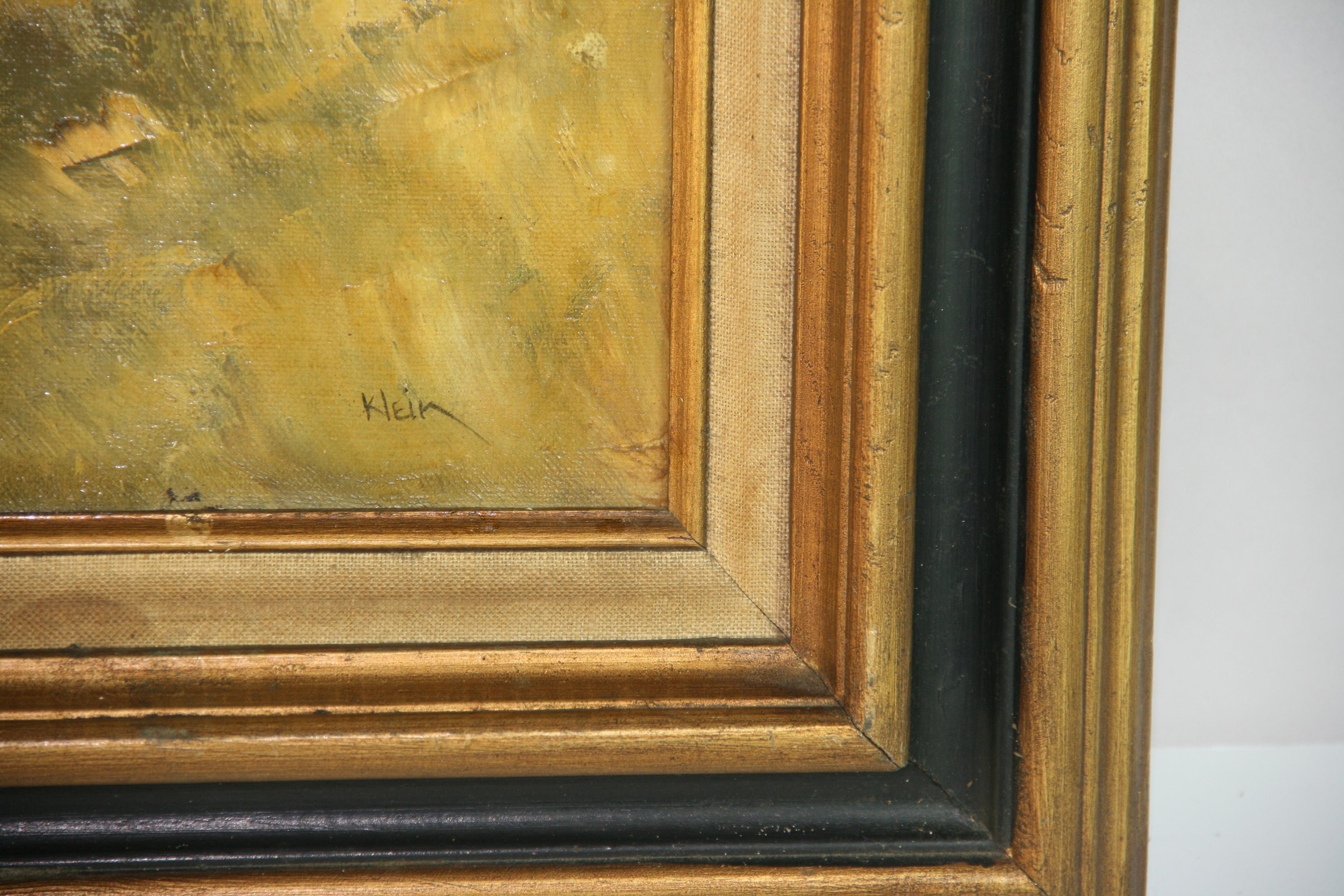 Vintage Impressionist Beach Sand Dunes Seascape For Sale 3