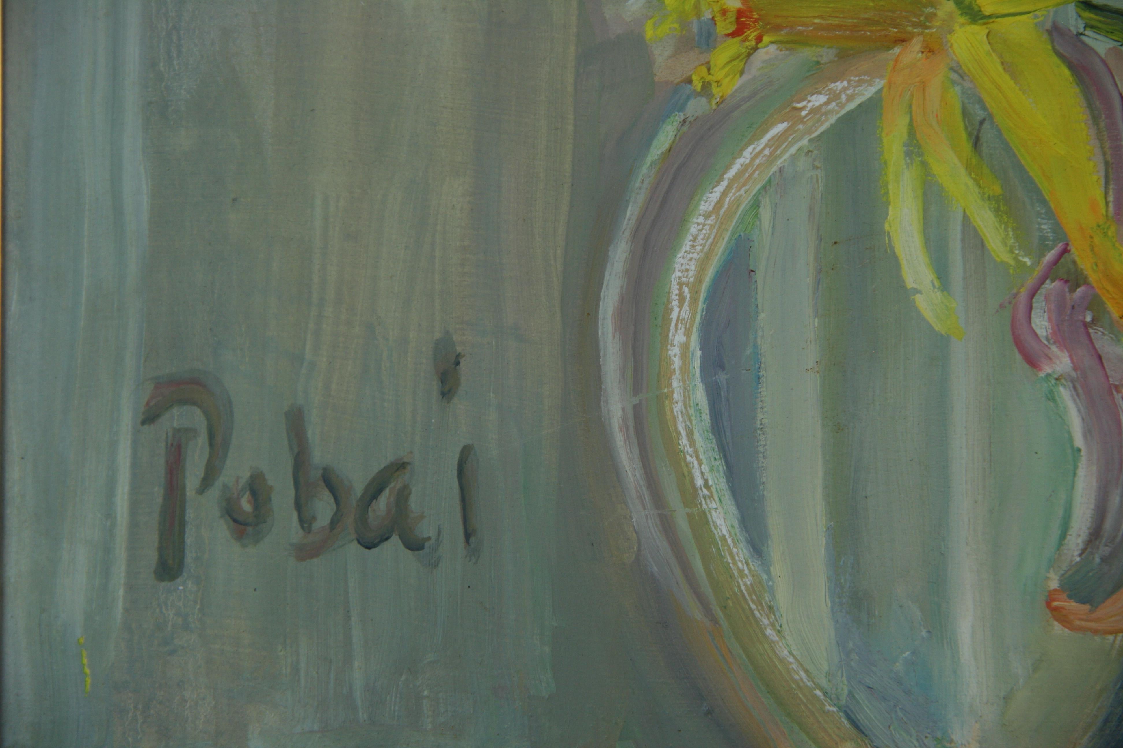 Pittura a olio impressionista d'epoca 