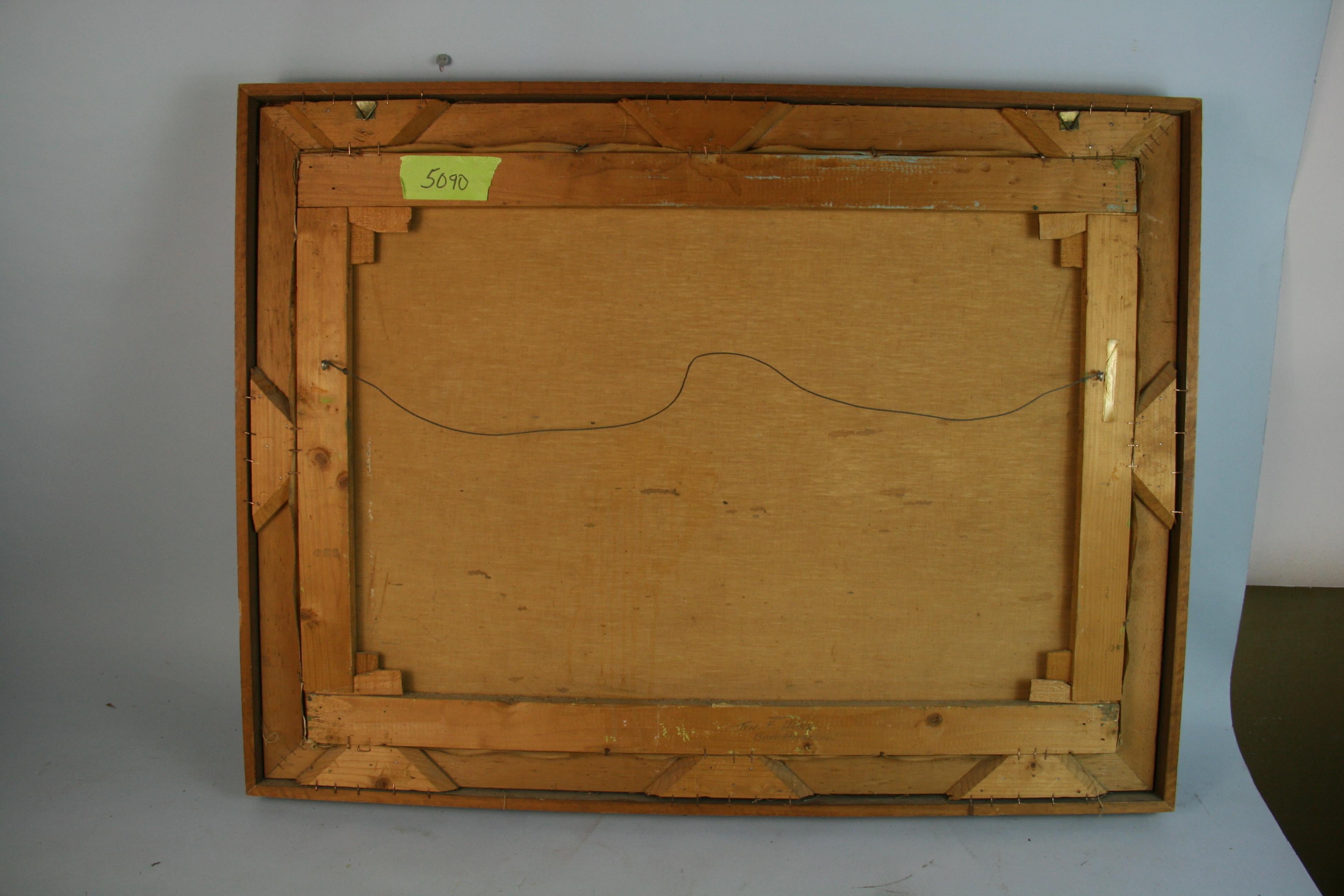 Vintage By  Peinture de scène côtière de Amalfi en vente 7