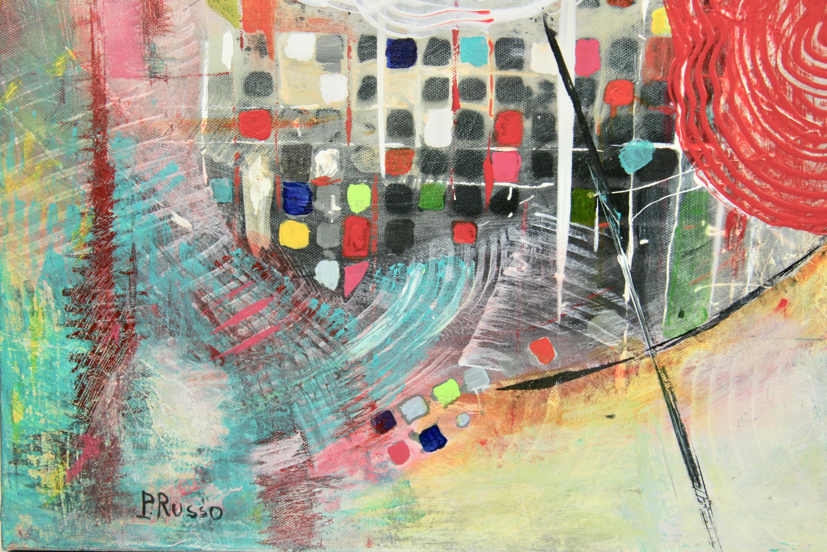 4094 Lost in Time
Futurist painting   on stretched gallery  canvas, signed by P.Russo
Rapped canvas no frame required 