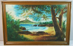Vintage Lakeside Landscape