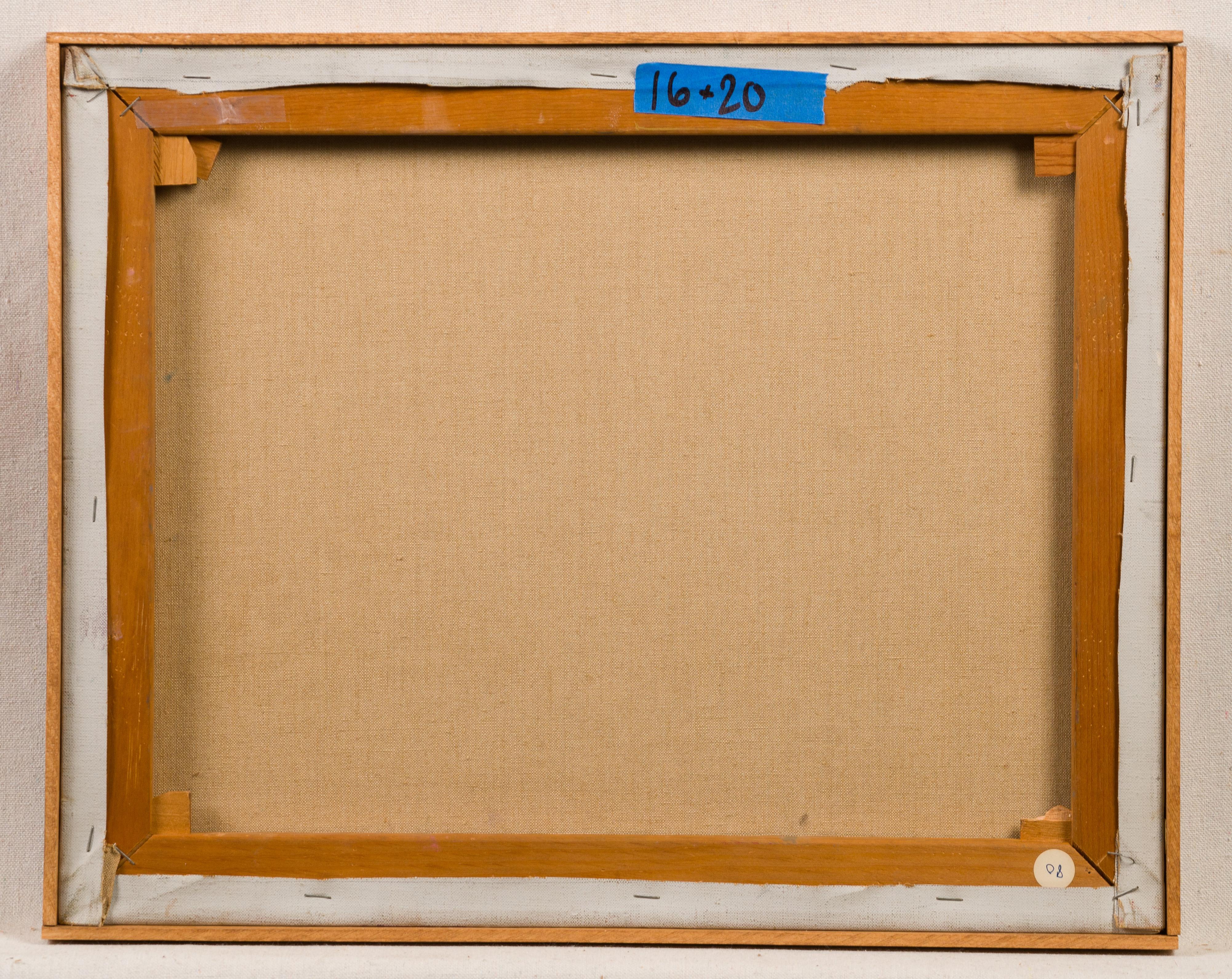 Peinture à l'huile abstraite fauviste moderne du milieu du siècle dernier 3