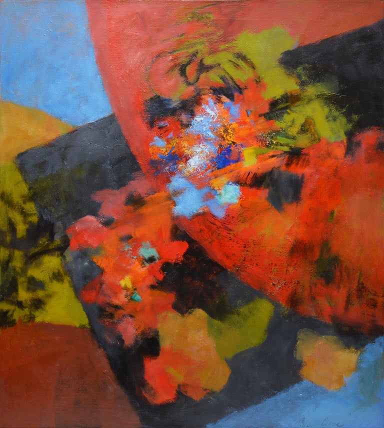 Unknown Vintage Mid Century Modern New York School Abstract