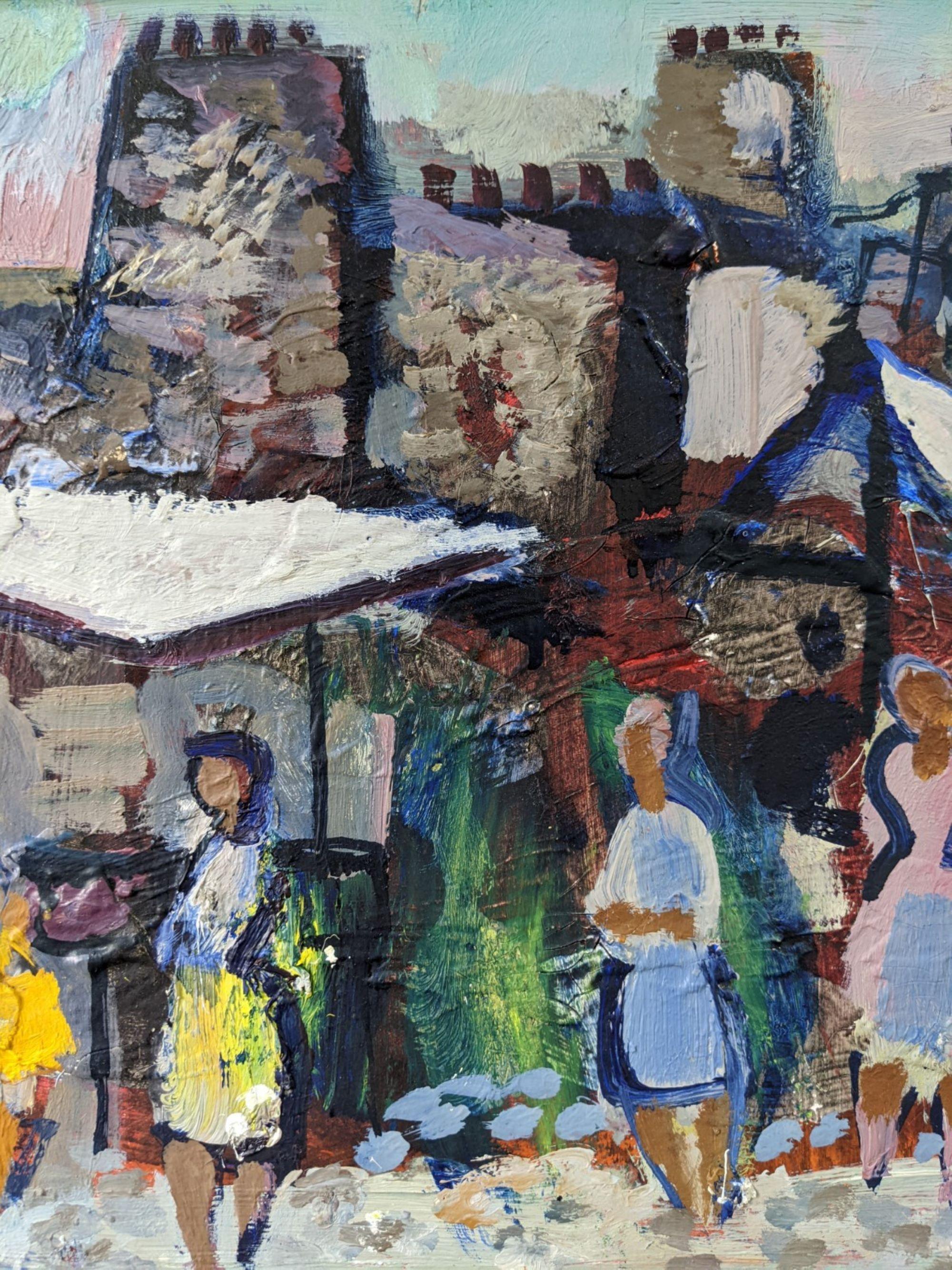 village market painting