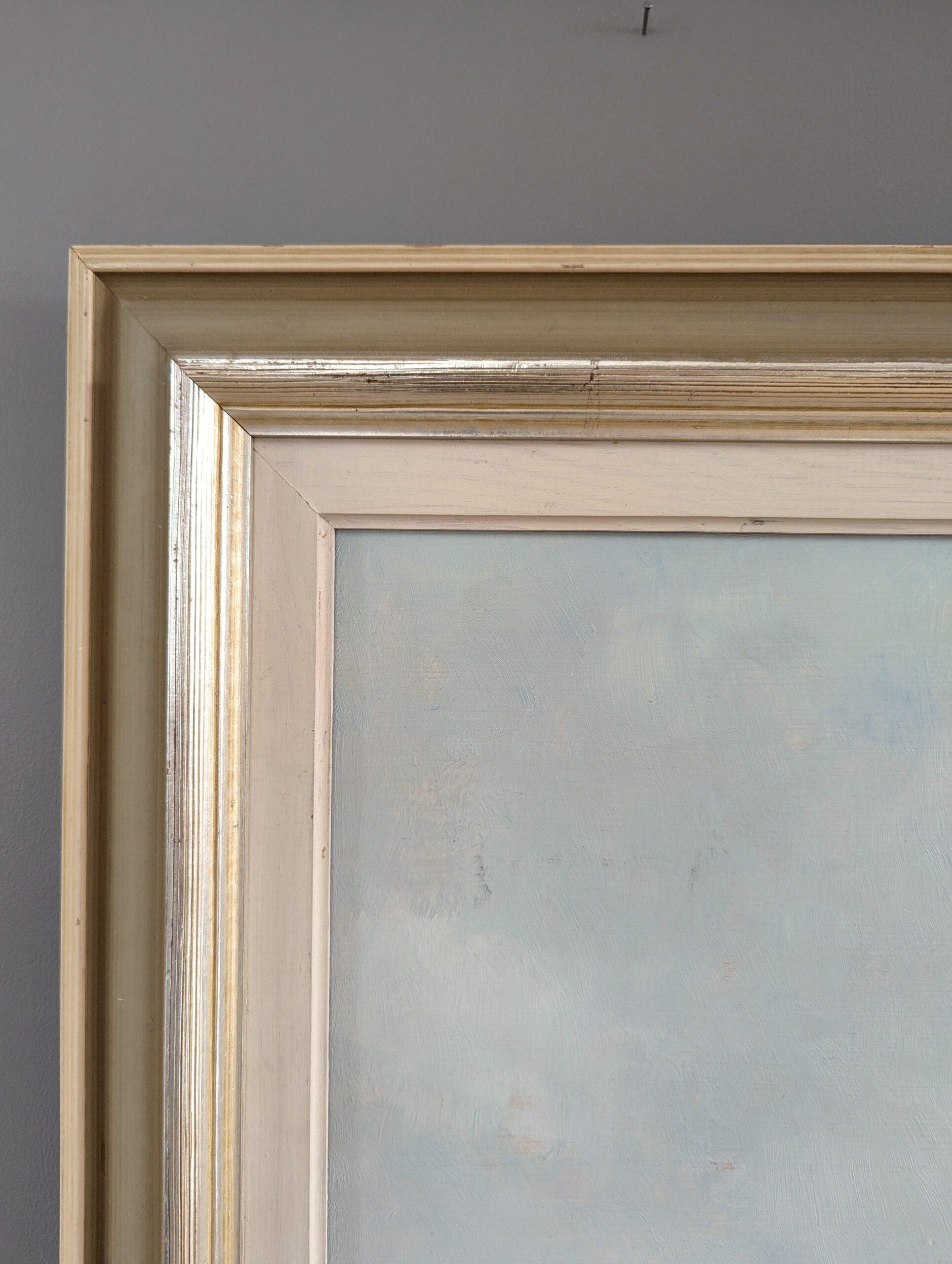 Vintage Mid-Century Modern Swedish Landscape Oil Painting - The Plain 4
