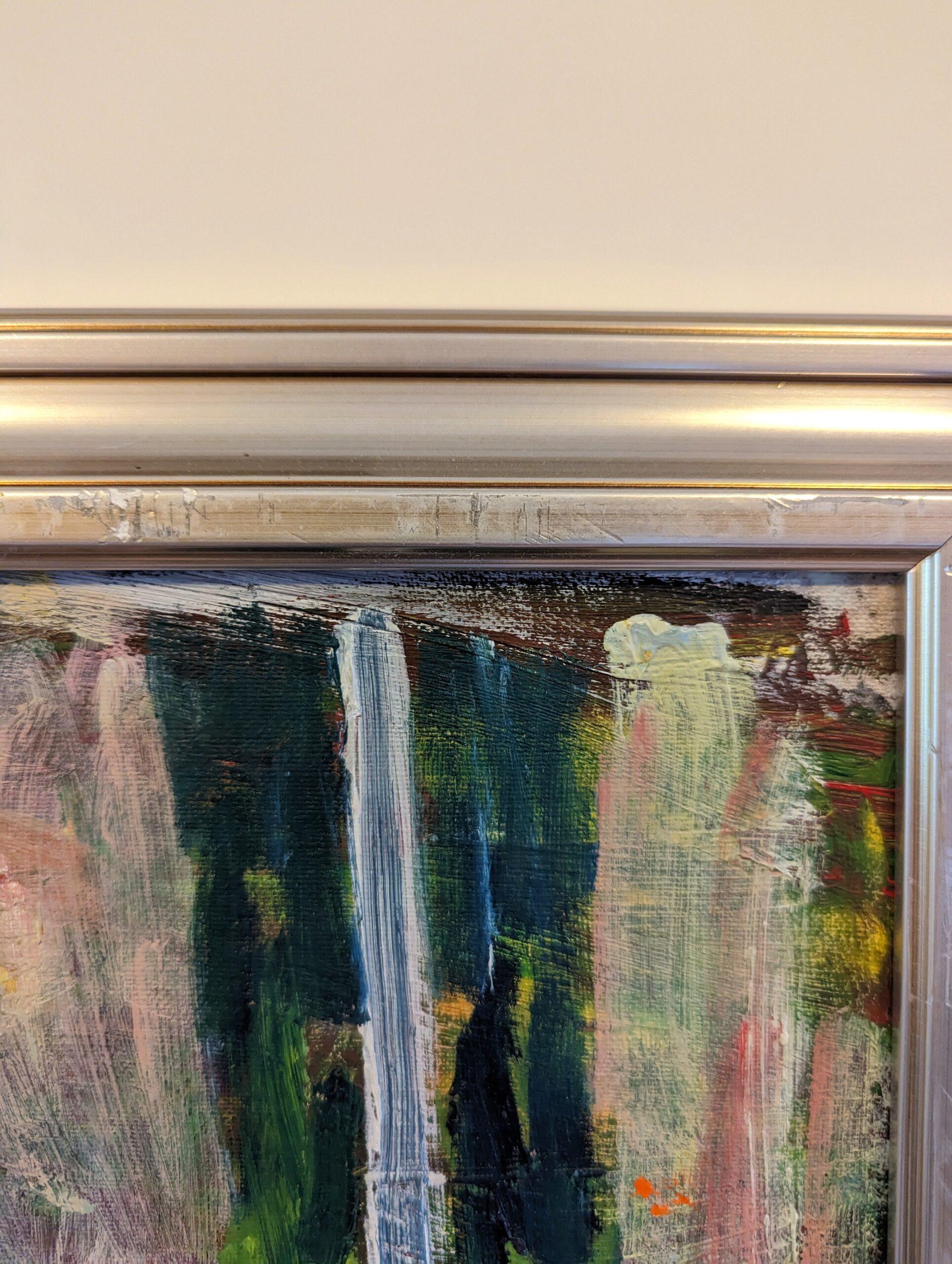 Quadro ad olio con cornice della natura morta svedese della metà del secolo scorso - Il tavolo da cucina 10