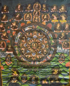 Vintage Nepalese Thangka - Early 20th Century