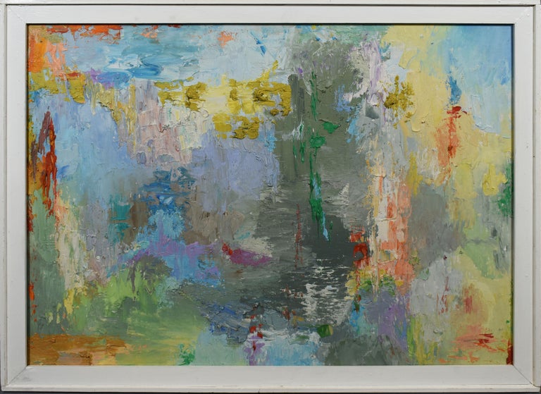 Unknown Vintage New York School Abstract Expressionist Oil
