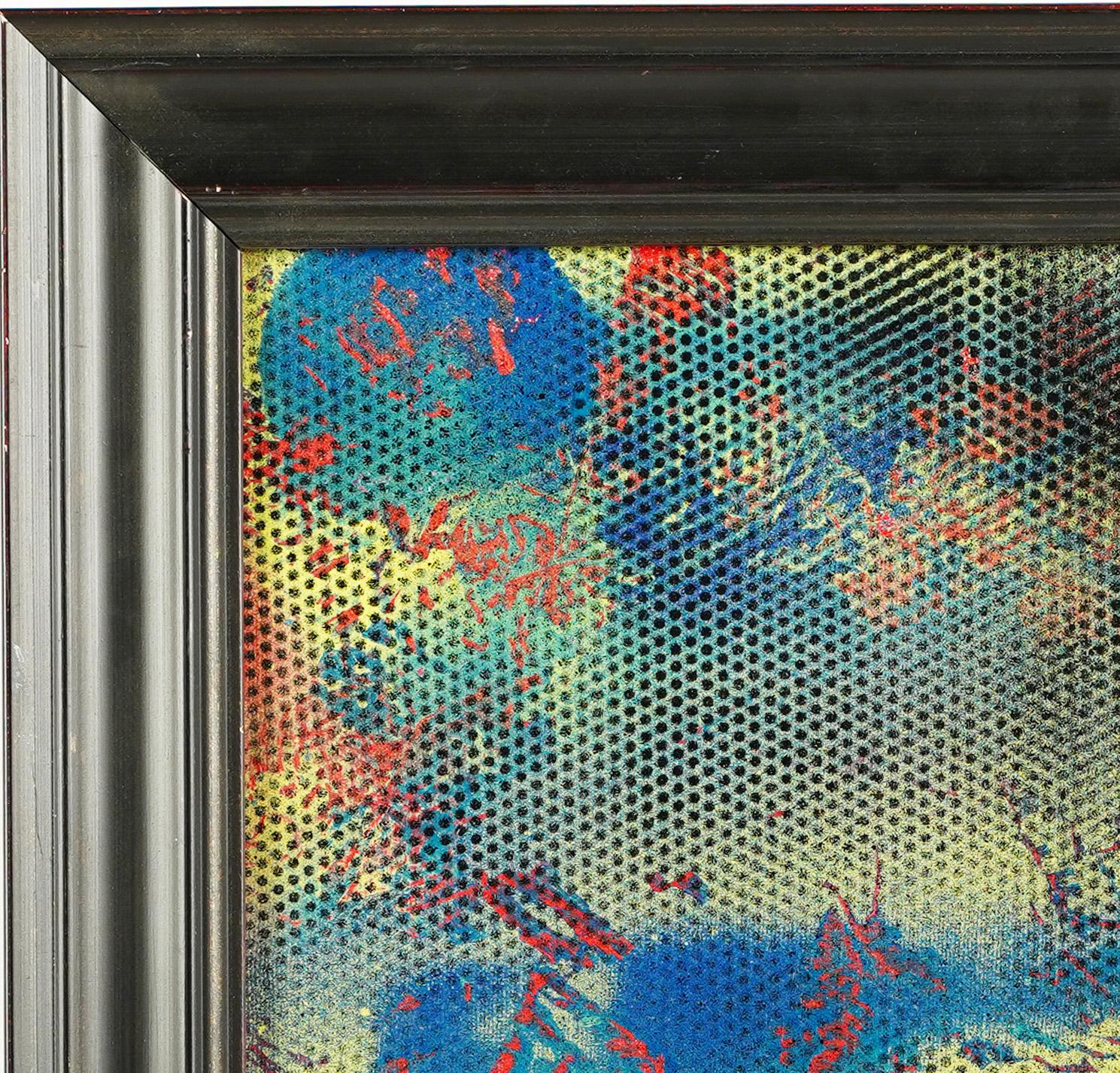 Vintage Escuela de Nueva York Expresionismo Abstracto Pintura Original Arte Pop Callejero en venta 2