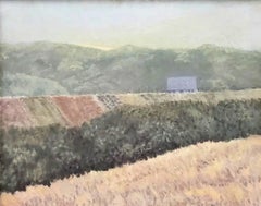 Vintage Oil Painting "Barn in the Distance" C.1970s