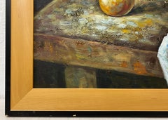 Vintage Still Life Oil Painting by W. Adam C.1970