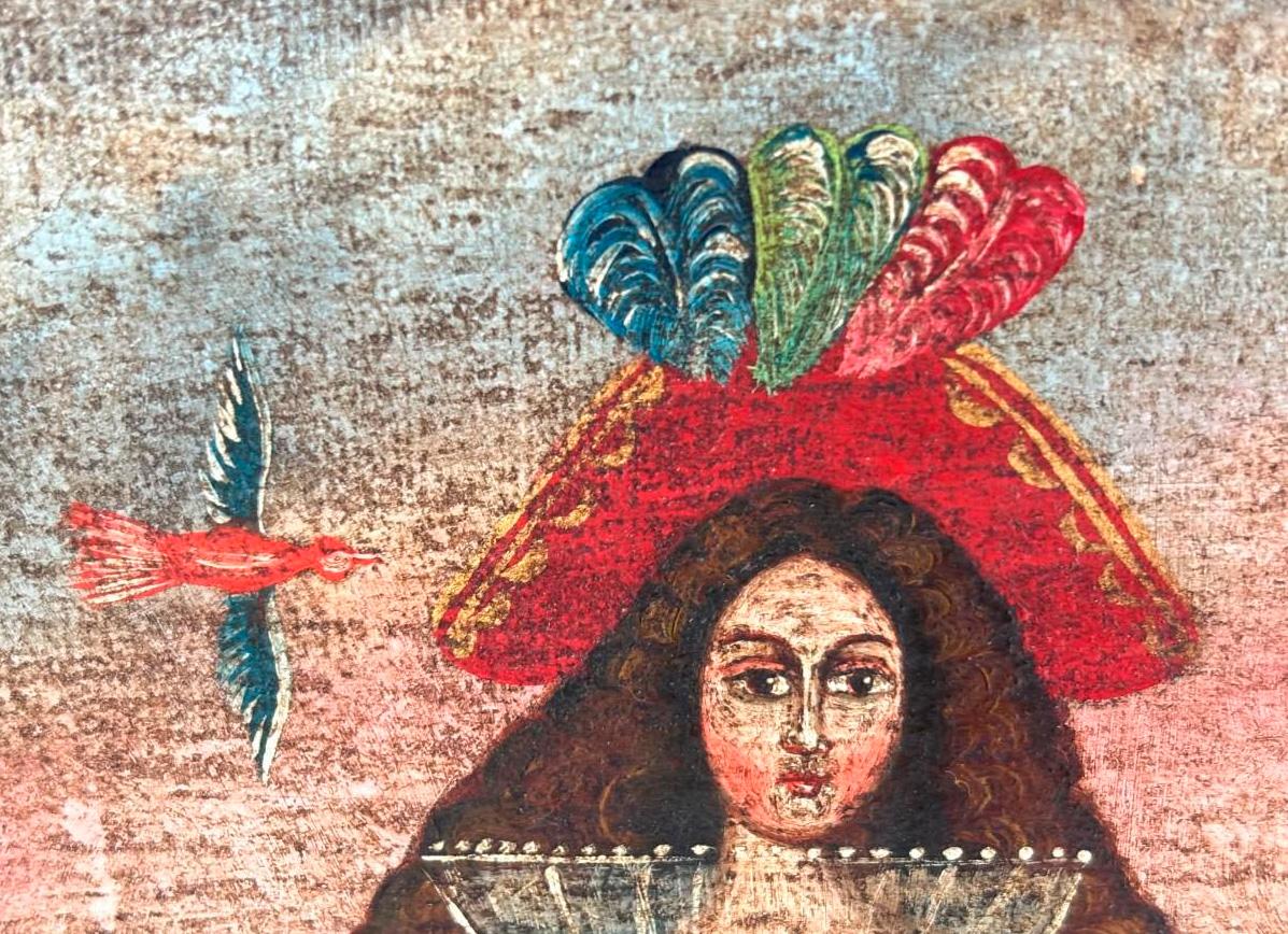 VIRGEN CON NIÑO - ESCUELA CUZQUEÑA - SIGLO XIX For Sale 3