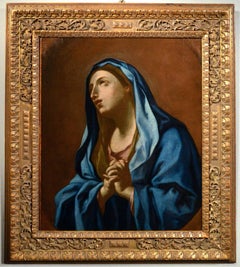 Virgin Madonna Oil on canvas Paint Old master Roman School 17/18th Century Italy