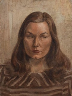 Vivian Bewick (1912-1999) - Mid 20th Century Oil, Brunette Woman