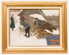 Vladimir Trofimovich Skriabin (1927-1989) - Mid 20th Century Oil, Russian Winter