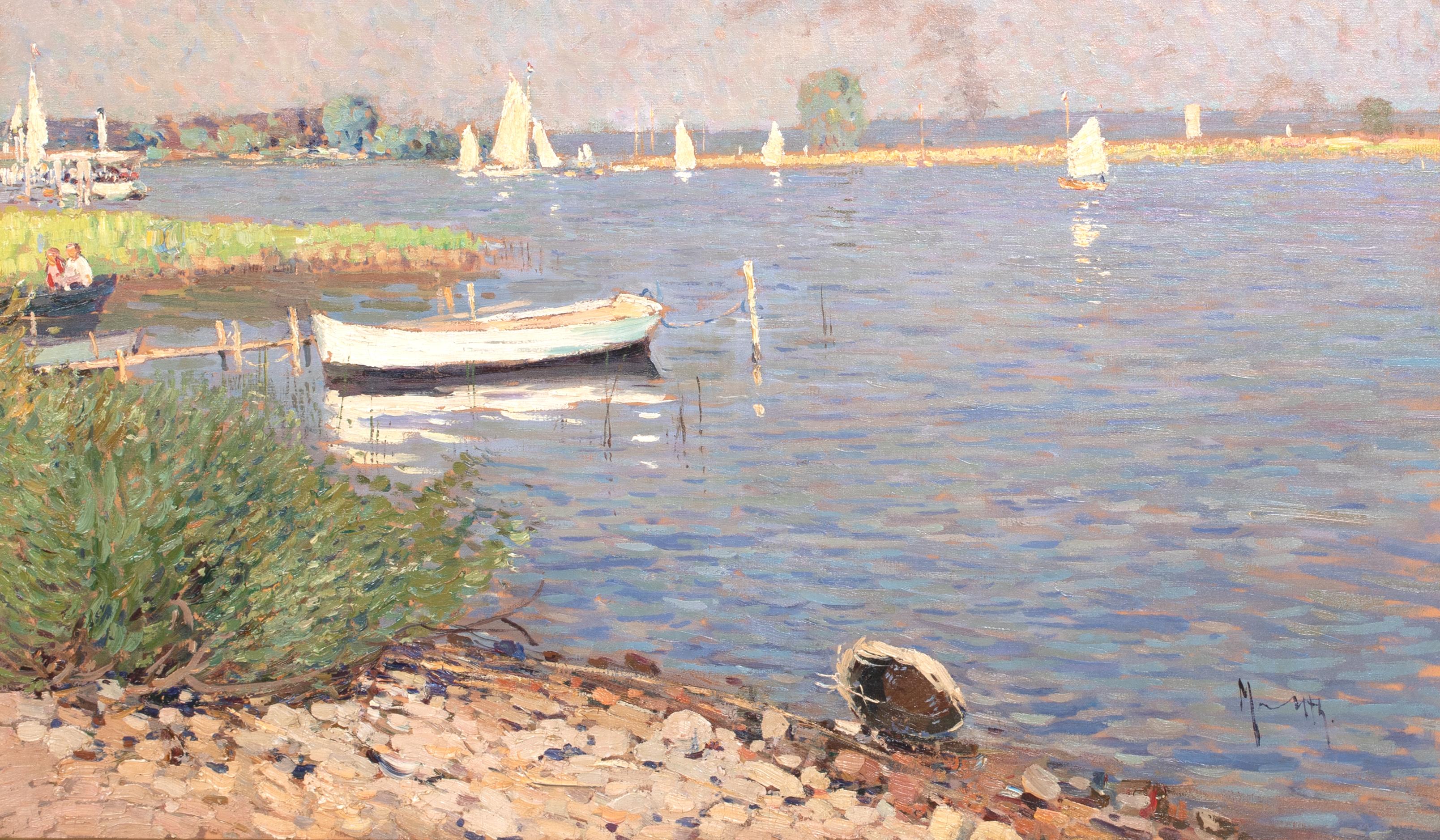 Voiliers à Argenteuil, Siglo XIX  Círculo de Gustave CAILLEBOTTE (1848-1894) 6
