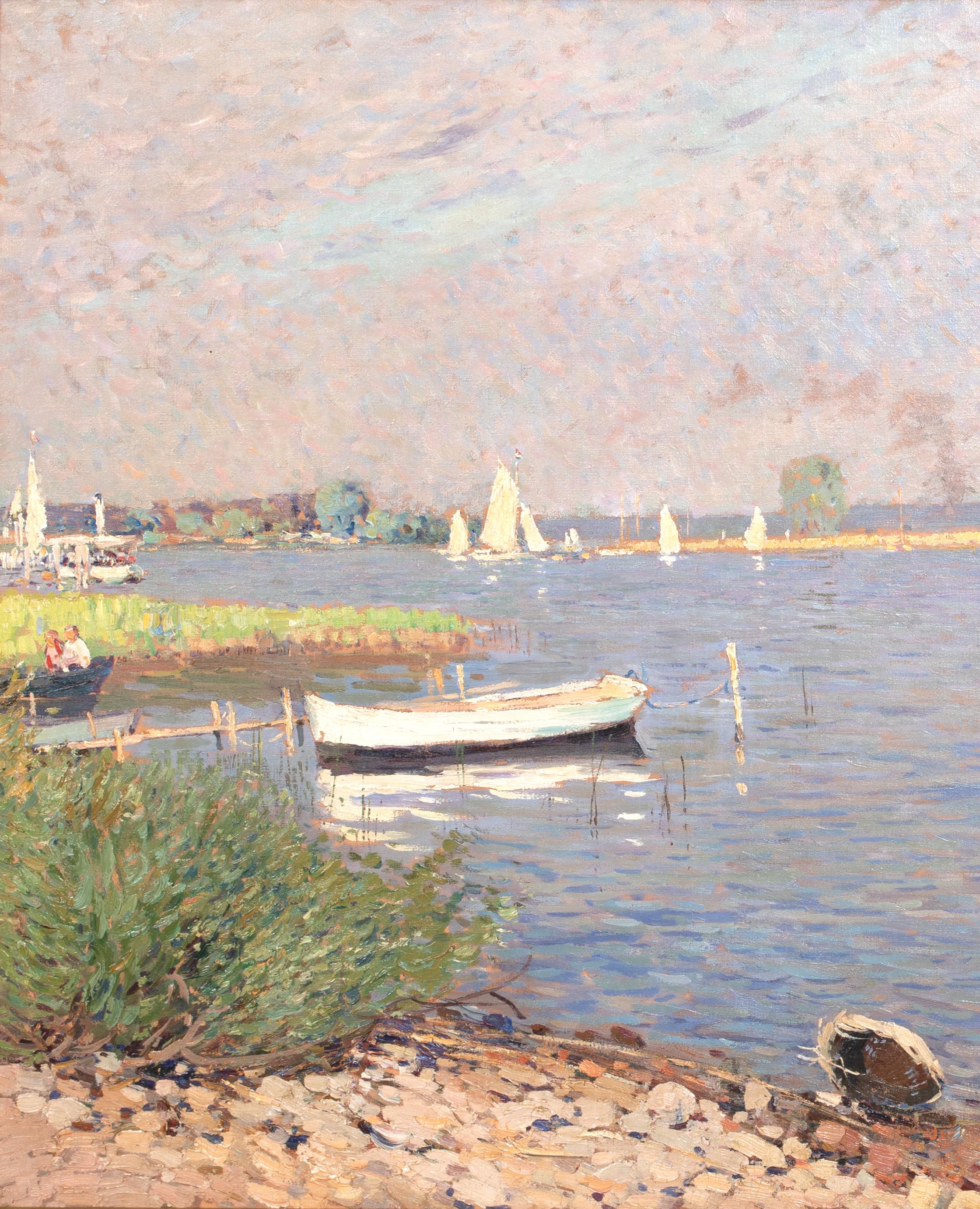Voiliers à Argenteuil, Siglo XIX  Círculo de Gustave CAILLEBOTTE (1848-1894) 3