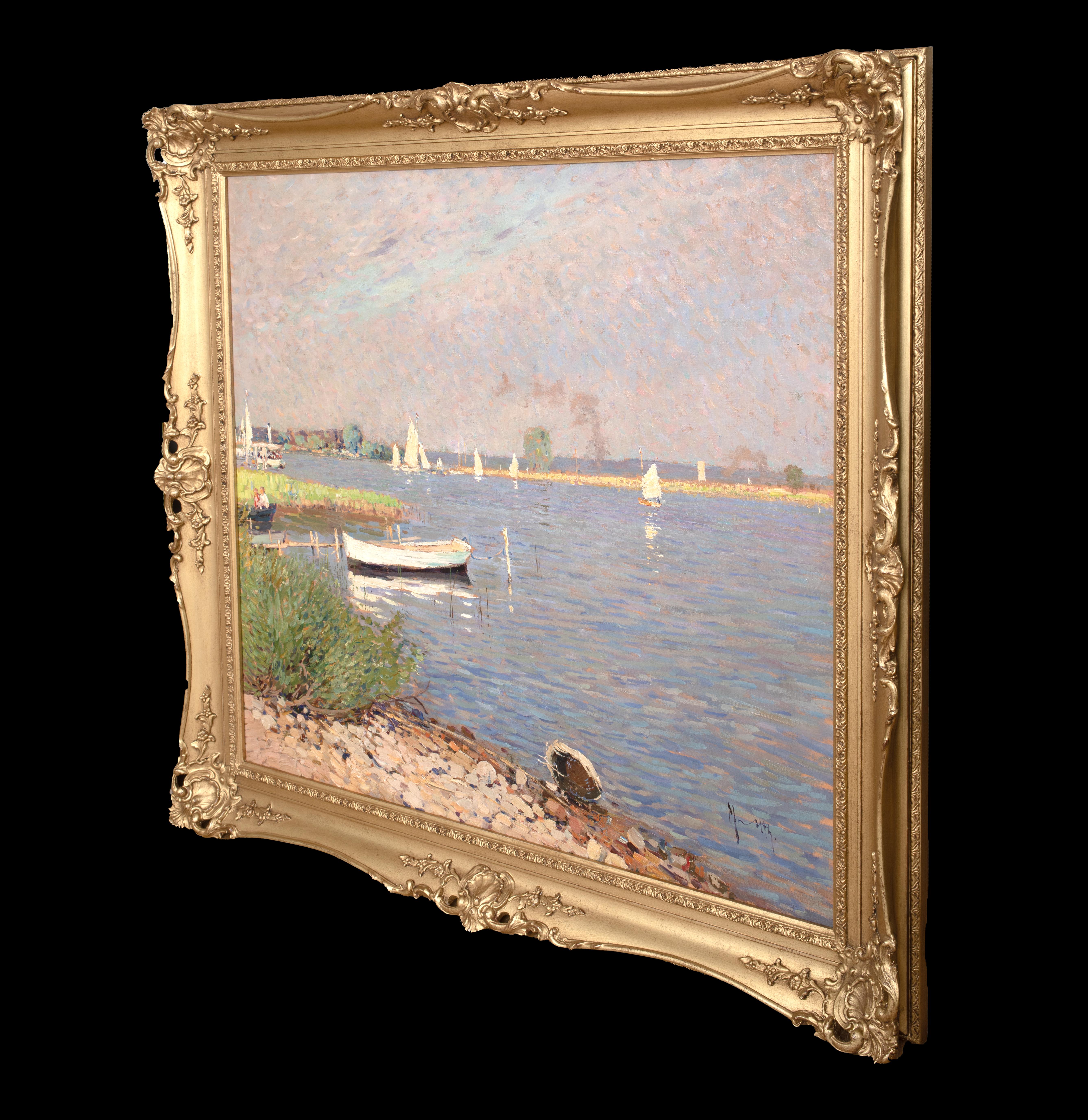 Voiliers à Argenteuil, Siglo XIX  Círculo de Gustave CAILLEBOTTE (1848-1894) 4