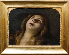 Face of Mary Magdalene Oil painting on canvas Neapolitan school