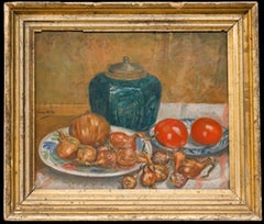 Von Wetter - Early 20th Century Oil, Still Life with Ginger Jar