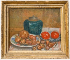 Von Wetter - Early 20th Century Oil, Still Life with Ginger Jar
