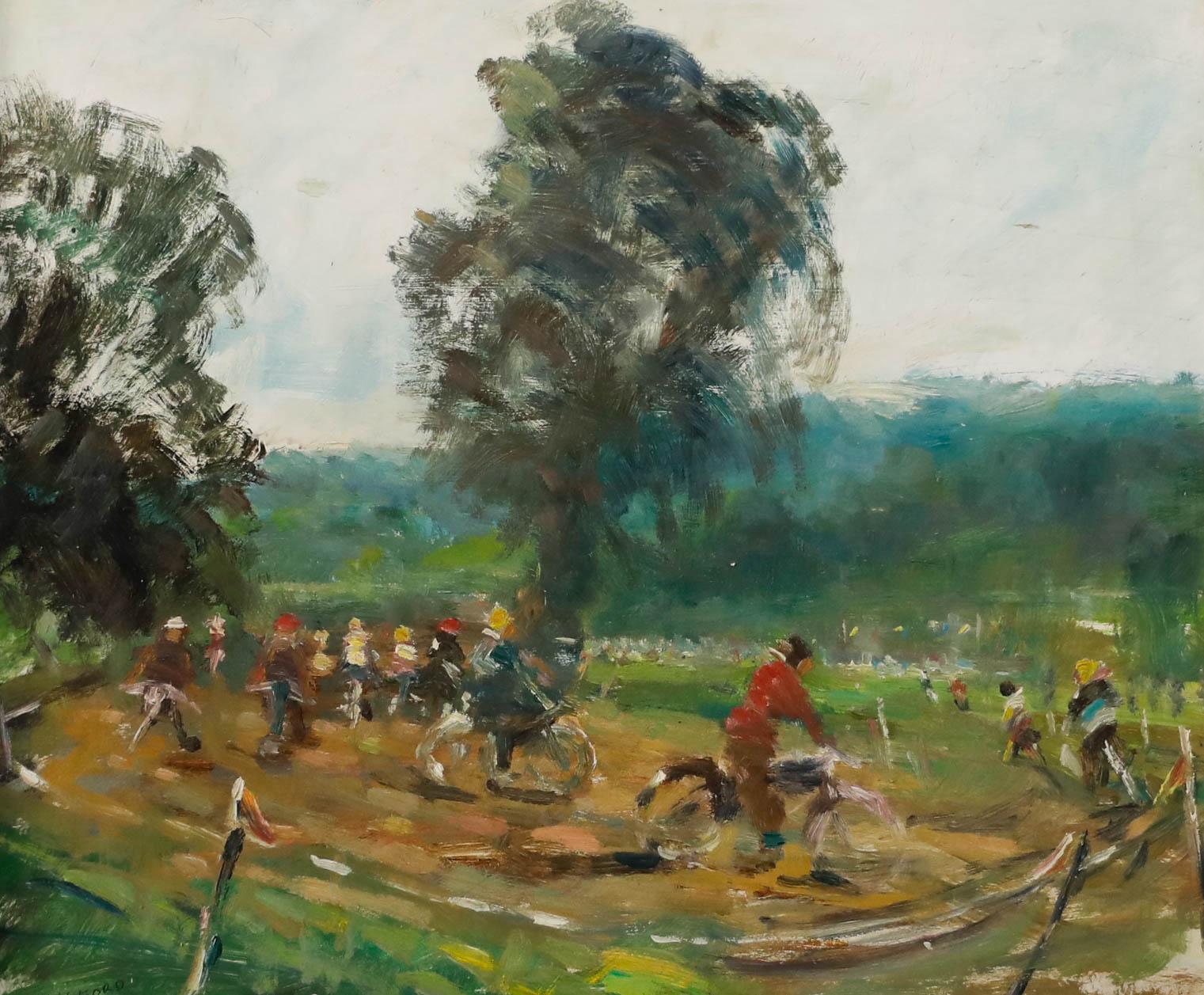 W. H. Ford  - 20e siècle, The Scramble - Painting de Unknown