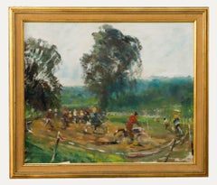W. H. Ford  Ölgemälde des 20. Jahrhunderts, The Scramble