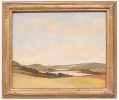 W. J. B - Framed 1933 Oil, View from Mount Edgecombe
