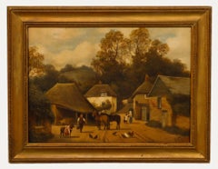 Antique W. Wilcox - Late 19th Century Oil, Cockington Forge