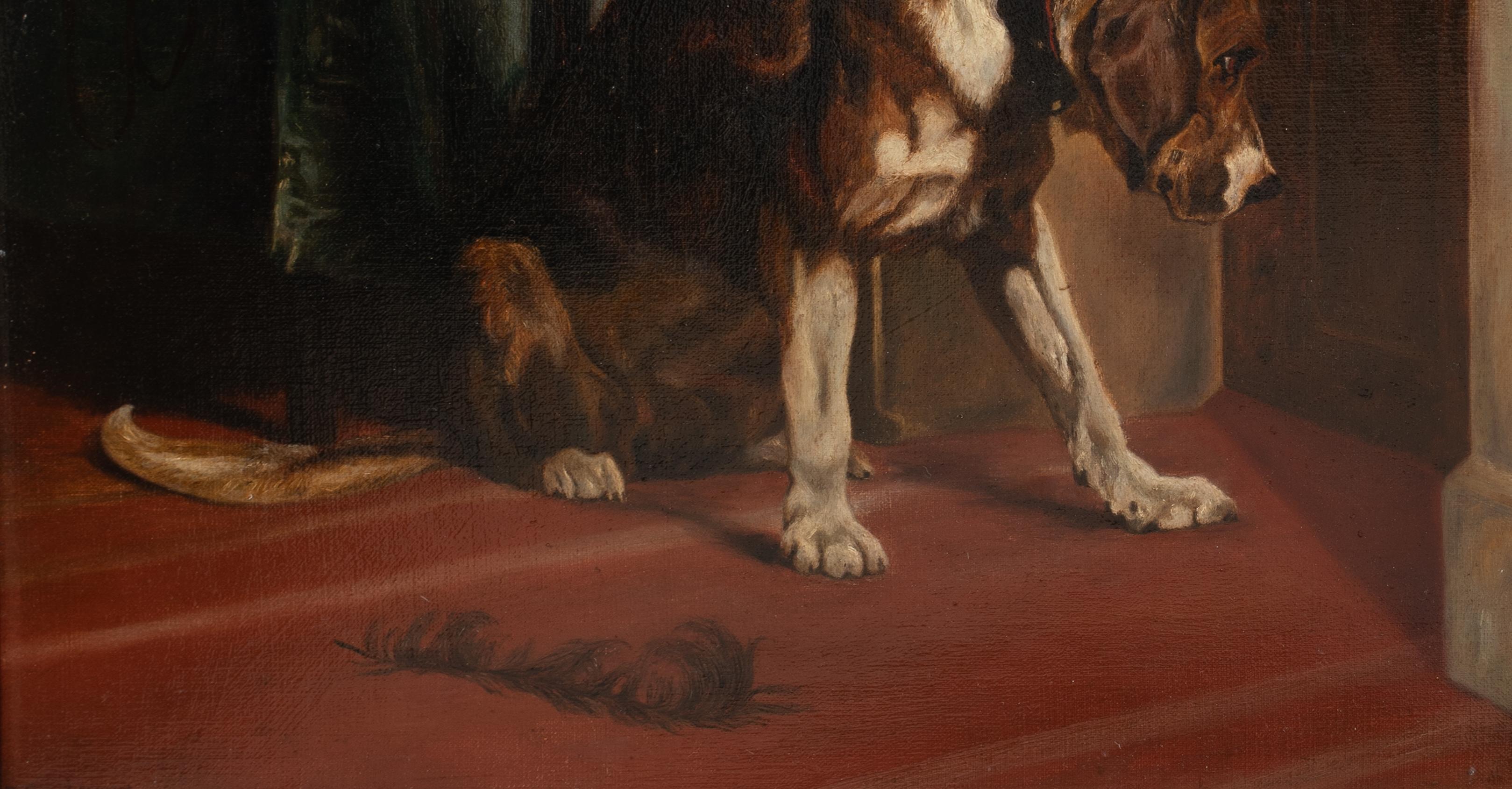 Esperando al maestro, siglo XIX  After Edwin Henry Landseer (1802-1873) 6