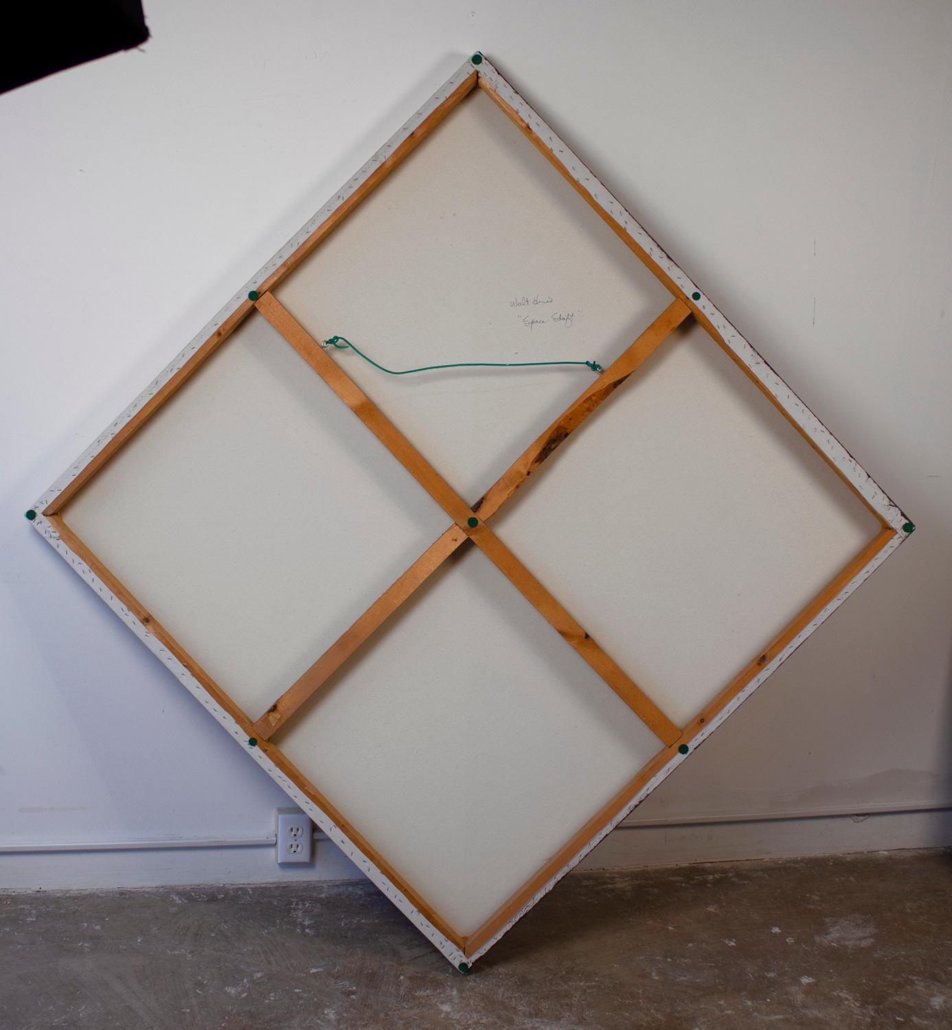 Walt Hines Hard Edge Acrylgemälde auf Leinwand „Raumschärpe“, 1970er Jahre im Angebot 4
