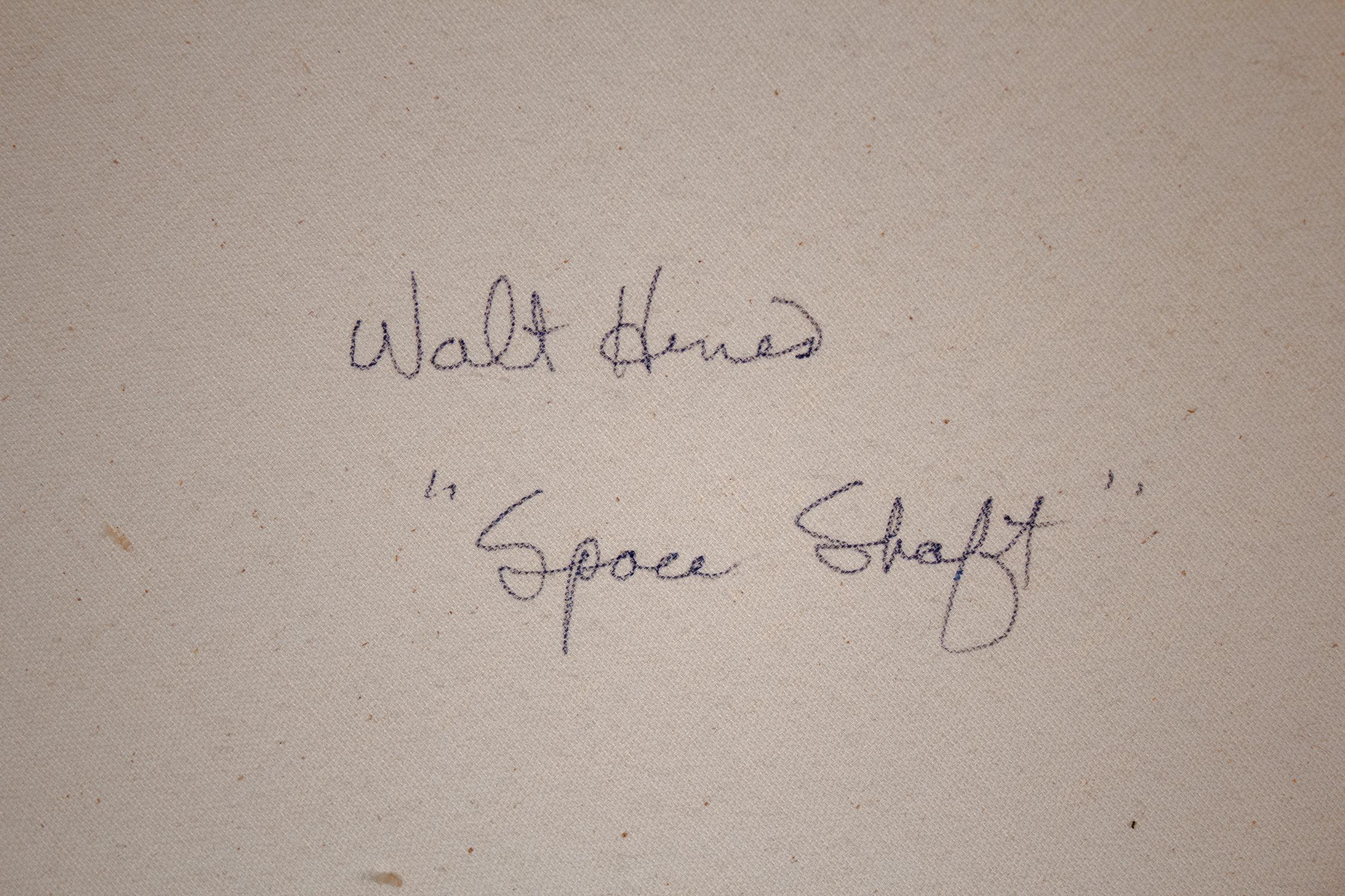 Walt Hines Hard Edge Acrylgemälde auf Leinwand „Raumschärpe“, 1970er Jahre im Angebot 5