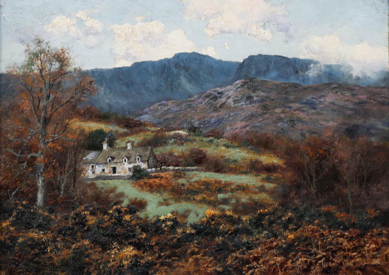 Walter Boodle (1859-1914) - Framed Early 20th Century Oil, Summit of Cader Idris - Painting by Unknown