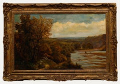Walter H. H. Foster (1861-1888) - Olio del XX secolo, Veduta della valle