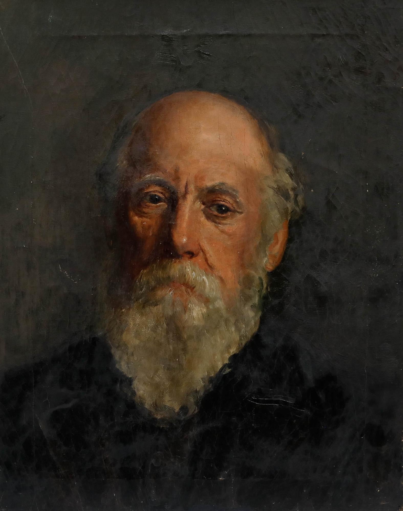 Walter Savage Cooper (1861-1943) - Olio dei primi del Novecento, Il Vecchio - Painting di Unknown