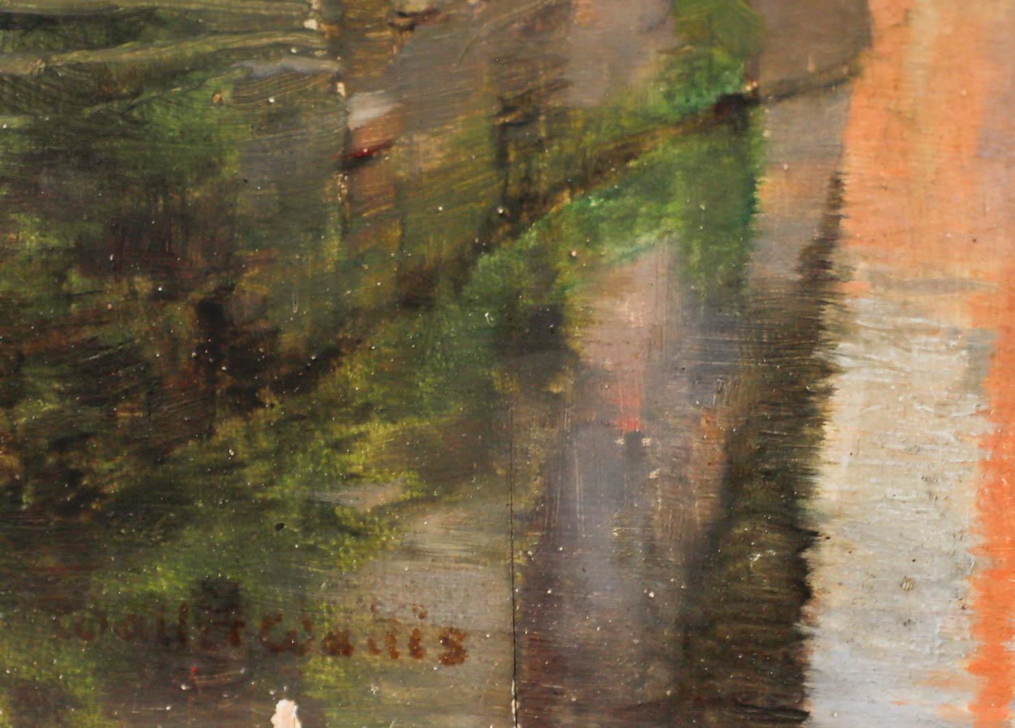 Walter Wallis (1853-1934) - Olio dell'inizio del XX secolo, Riflessioni sul canale 2