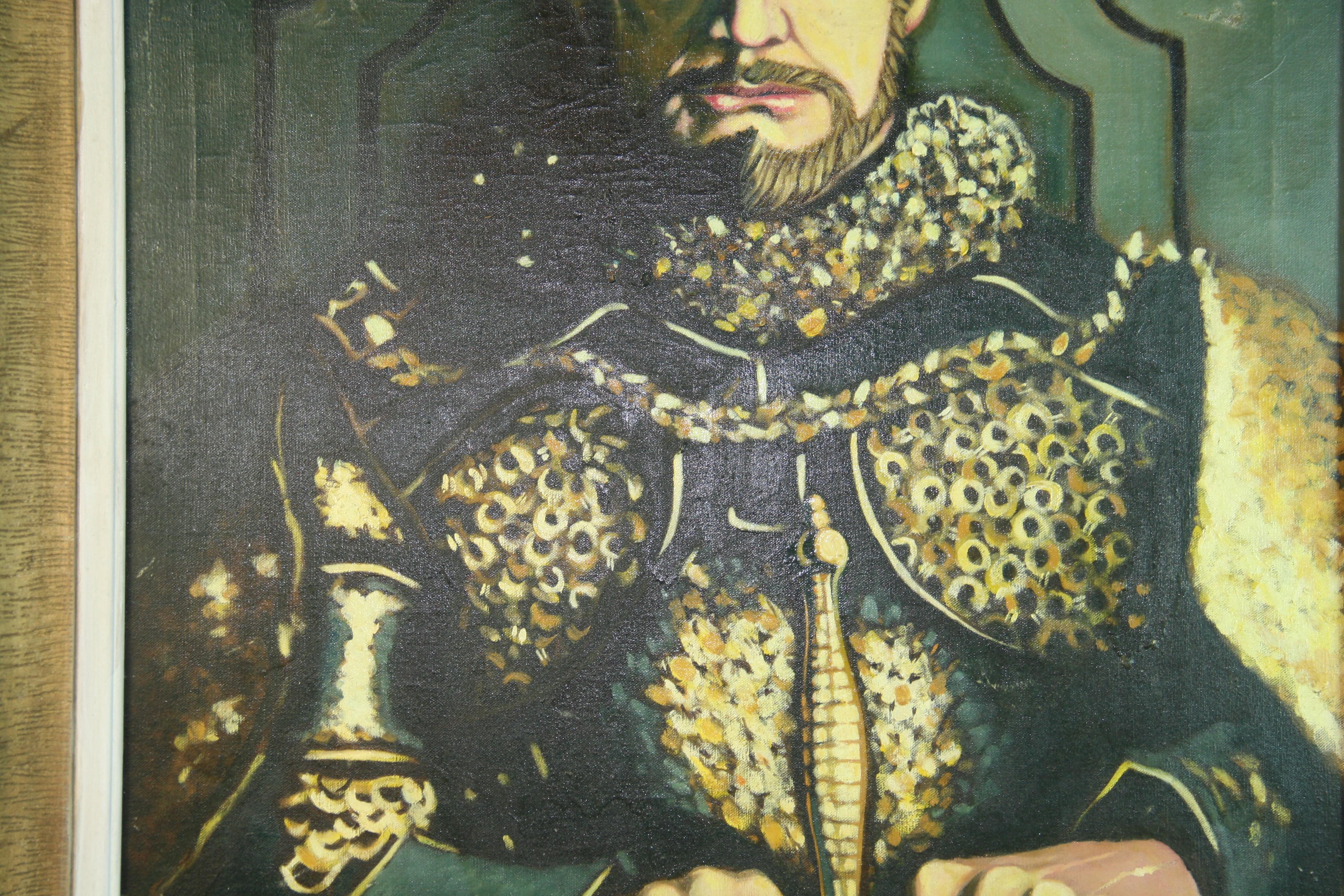 Warrior King Large Portrait For Sale 2