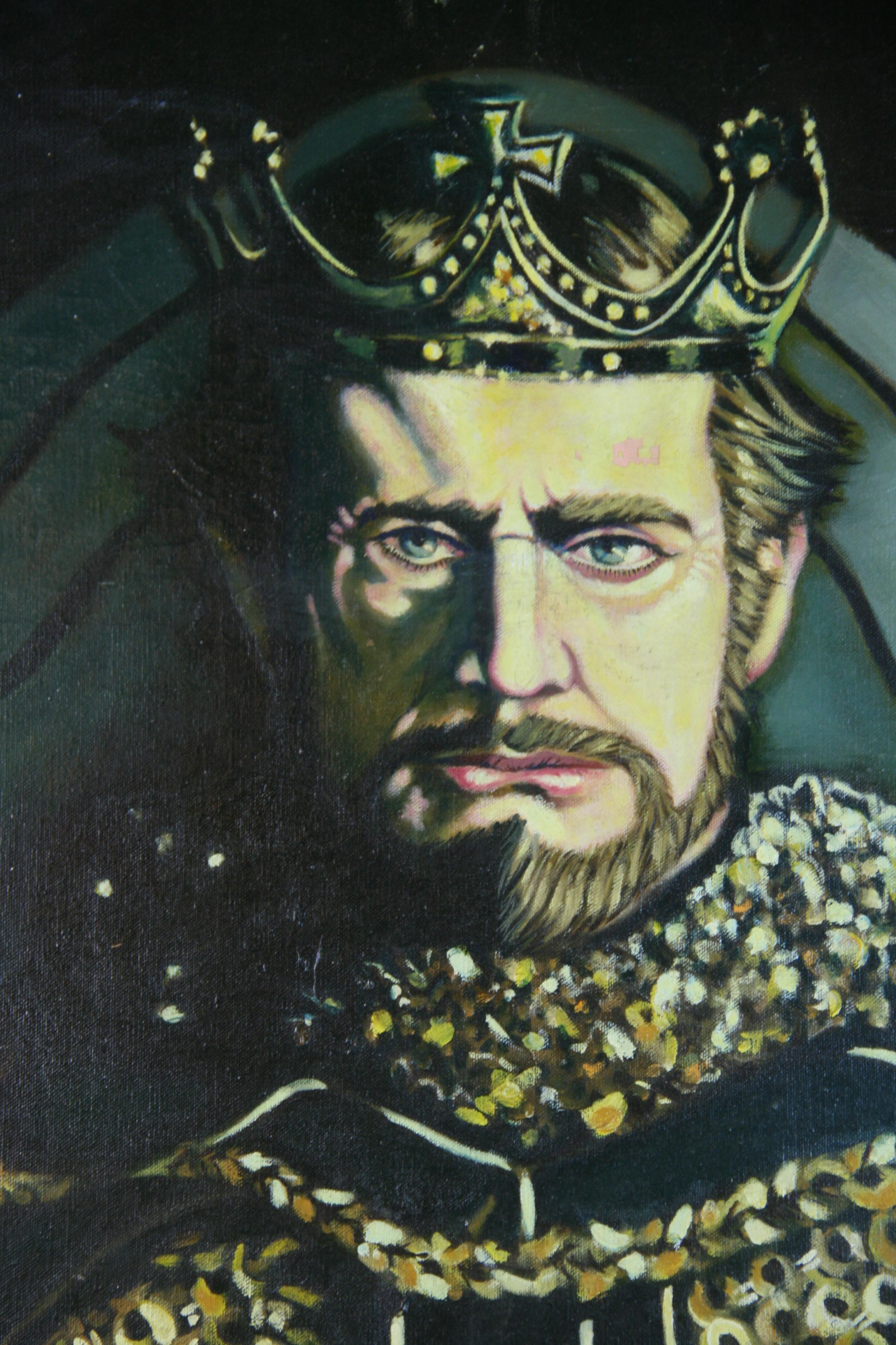 Warrior King Large Portrait For Sale 4