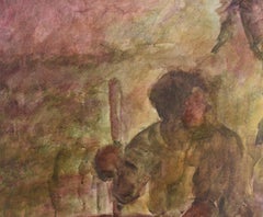 Washerwoman Doing the Laundry