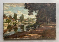 Washerwomen By The River, Signature To Be Determined
