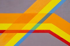 Washington Color School Style Painting by Mystery Artist