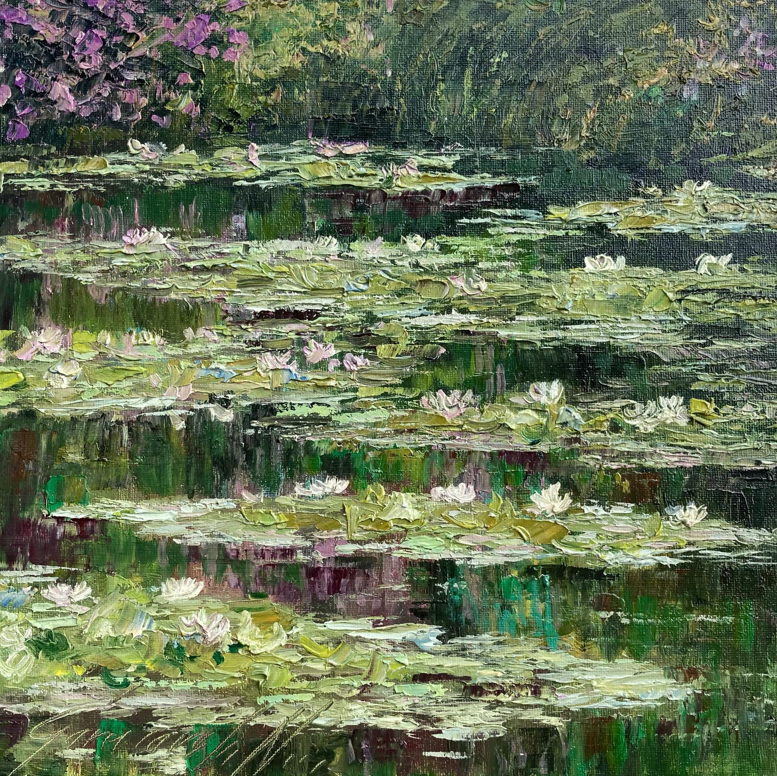 Unknown Landscape Painting - Water Lilies