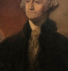 Watercolor Portrait of President George Washington