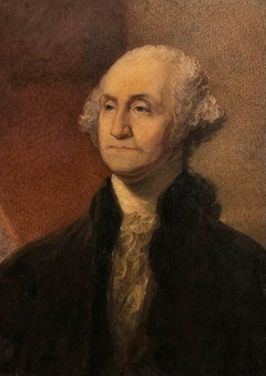 Watercolor Portrait of President George Washington