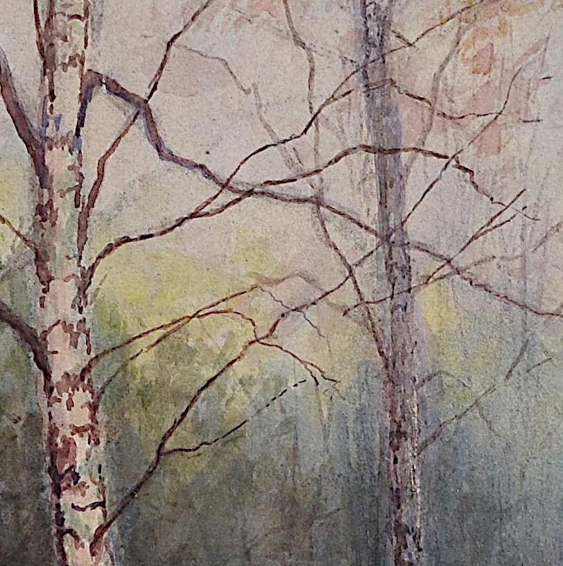 Watercolour of Leigh Woods - Art de Unknown