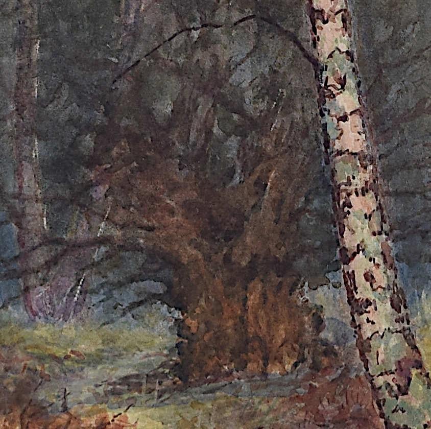 Watercolour of Leigh Woods - Réalisme Art par Unknown
