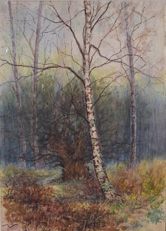 Watercolour of Leigh Woods