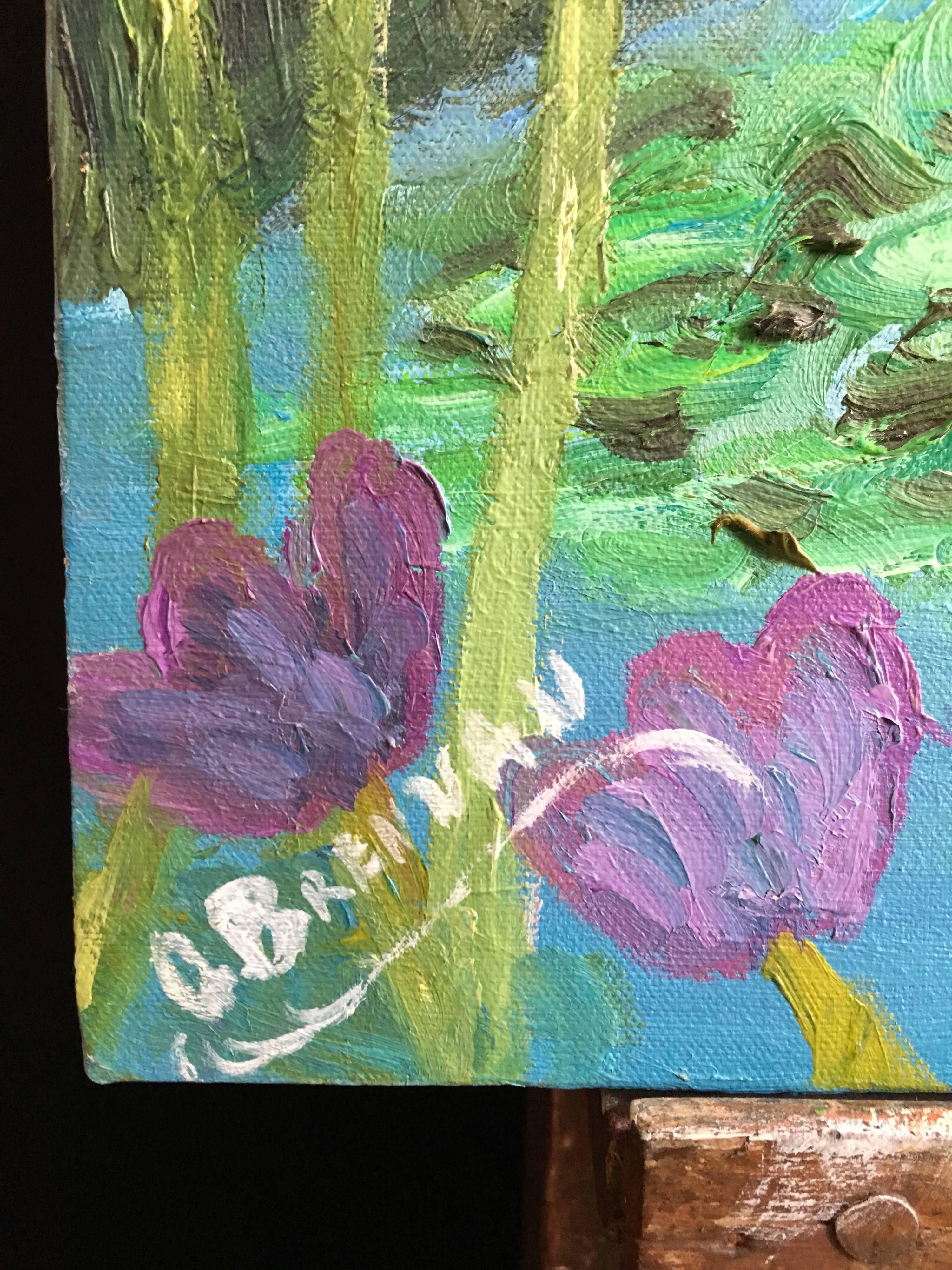 impressionist lily pond