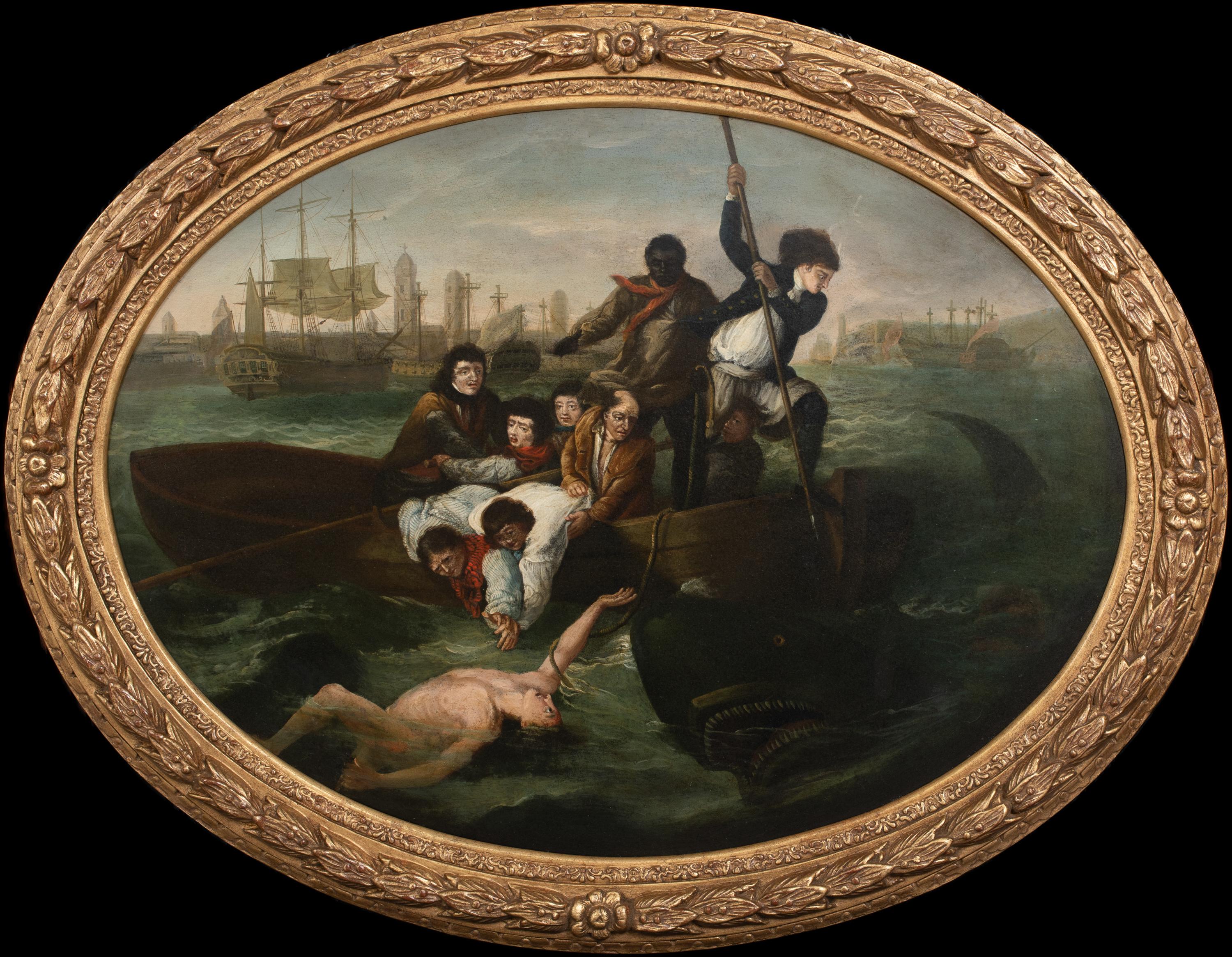 Unknown Animal Painting – Watson und die Hai, 18. Jahrhundert  JOHN SINGLETON COPLEY (1738-1815)